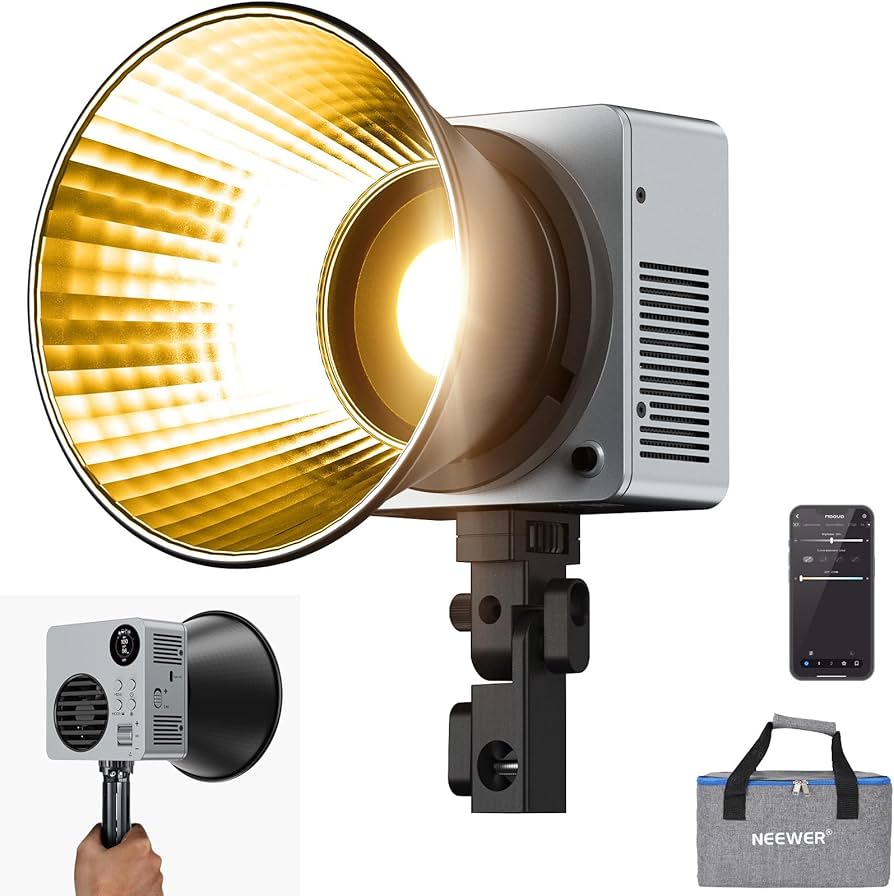 Amazon.com : NEEWER 80W LED Video Light with 72Wh Battery/100W PD